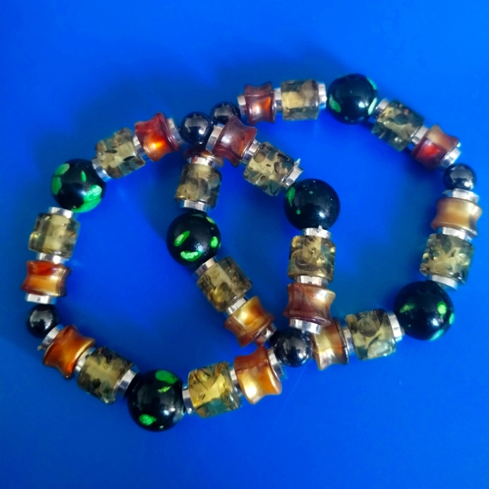 Hand made two bracelets